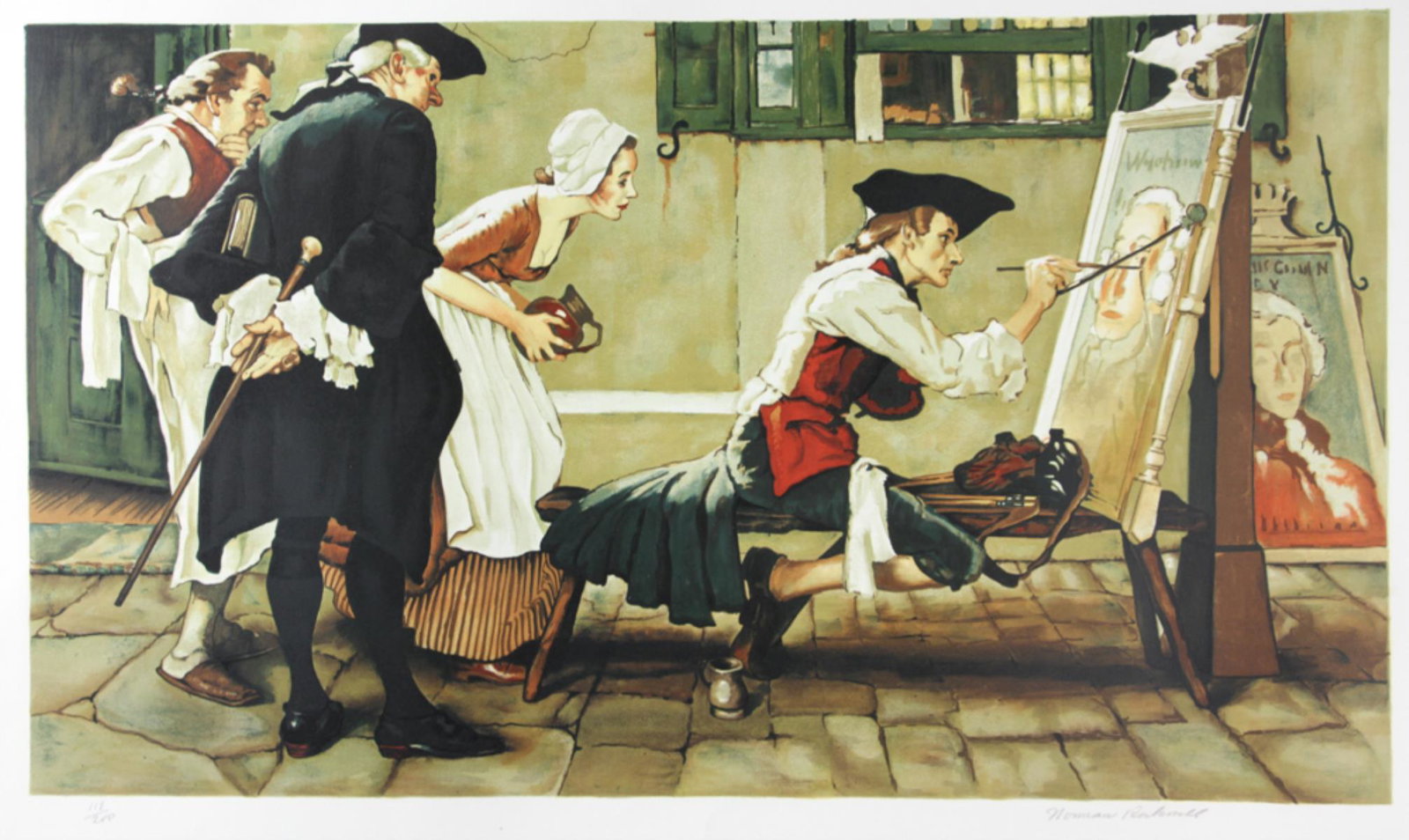 Norman Rockwell - Colonial Sign Painter (1 of 1)
