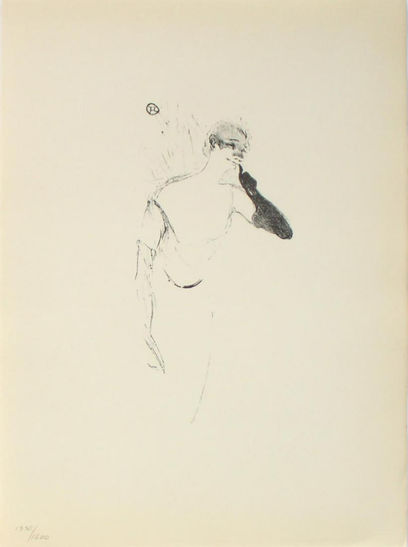 Henri Toulouse Lautrec (After) - Yvette Guilbert I (1 of 1)
