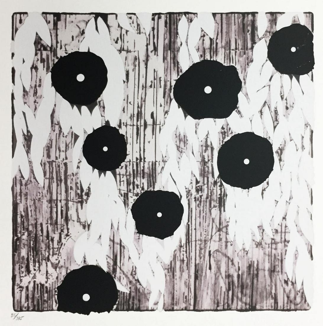 Donald Sultan - Untitled, from "Visual Poetics": Artist: Donald Sultan Title: Untitled from "Visual Poetics" Year: 1998 Dimensions: 22in. by 17in. Edition: From the limited edition of 395 Publisher: Marco Fine Arts