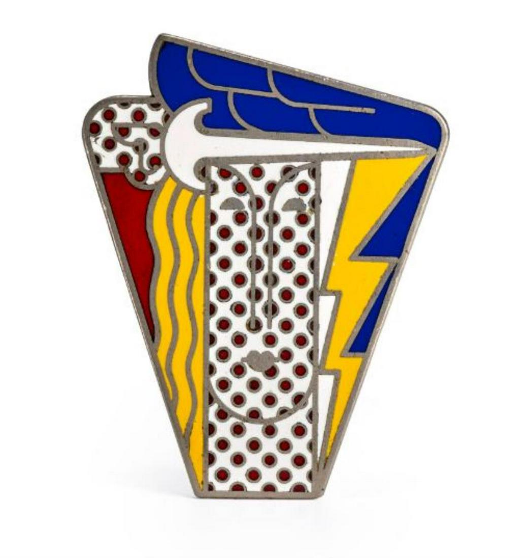 Roy Lichtenstein - Modern Head Enamel Pin (1 of 1)