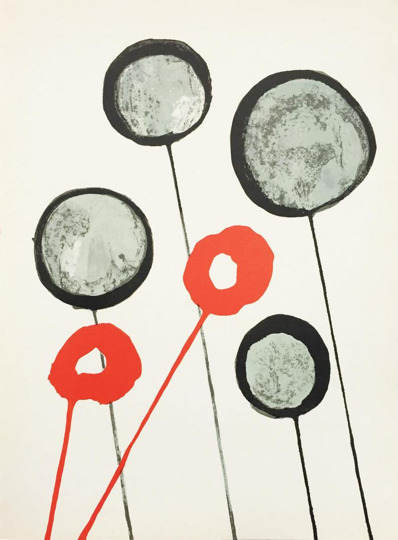 Alexander Calder - Untitled I from Derriere le Miroir: Artist: Alexander Calder Title: Untitled I from Derriere le Miroir No. 156 Year: 1966 Dimensions: 11in. by 15in. Edition: From the rare limited edition Publisher:</