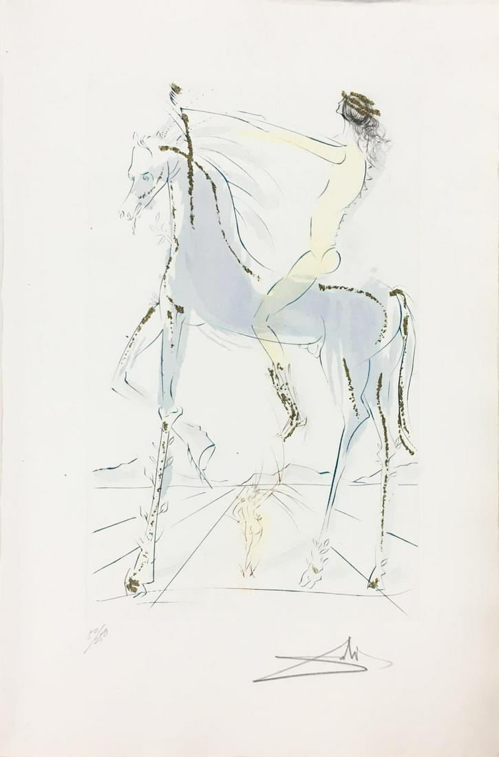Salvador Dali - I Have Compared Thee O My Love to a Company of Horses: Artist: Salvador Dali Title: I Have Compared Thee O My Love to a Company of Horses Year: 1971 Dimensions: 22 1/4in. by 15in. Edition: From the Rare Limited Edition of 250