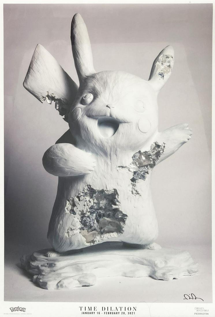 Daniel Arsham - Time Dilation Poster III: Artist: Daniel Arsham Title: Time Dilation Poster III Year: 2021 Dimensions: 35in. by 23in. Edition: From the rare limited edition Publisher: Perrotin <