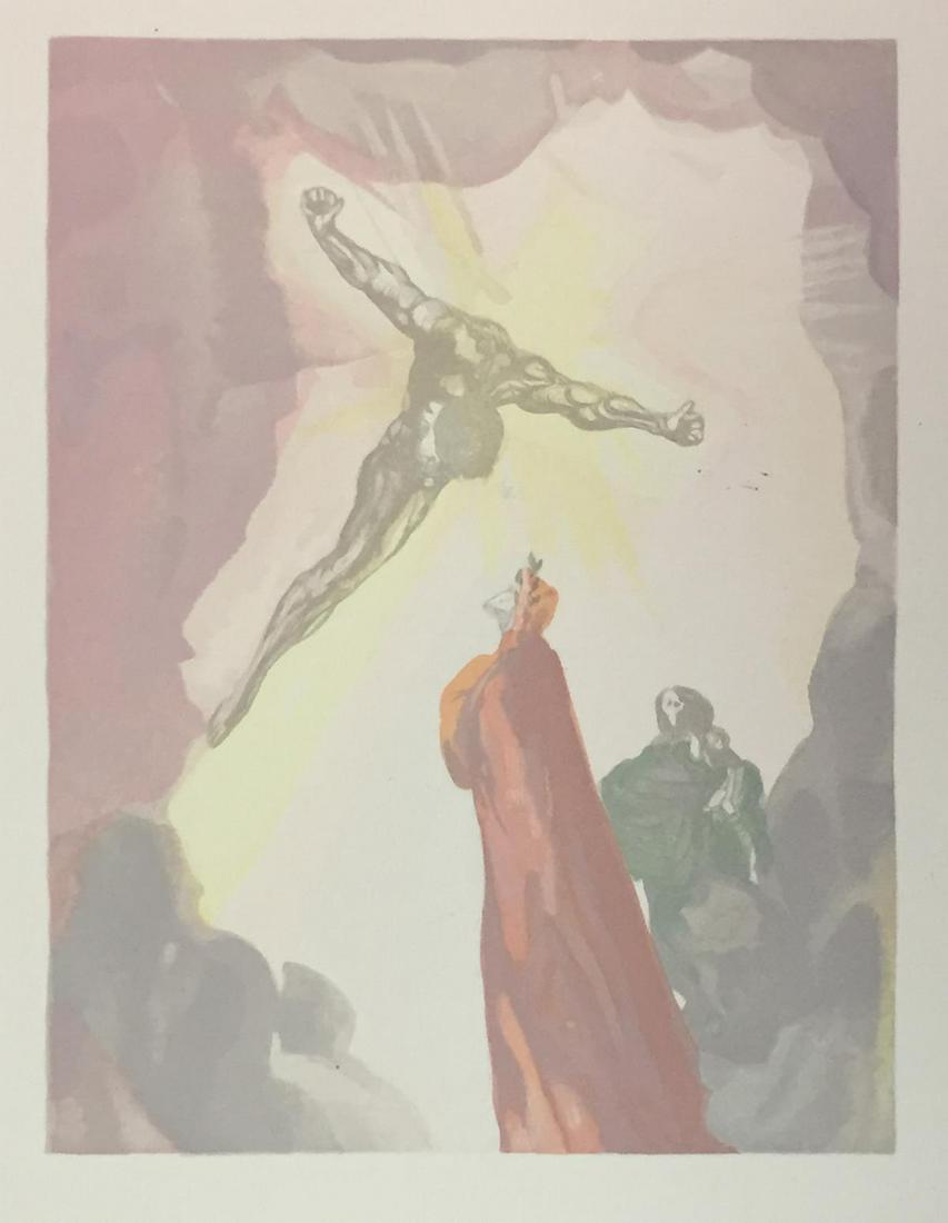 Salvador Dali - The Cross of Mars: Artist: Salvador Dali Title: The Cross of Mars Year: 1964 Dimensions: 13in. by 10in. Edition: A unique and original work of art Publisher: Les Heures Claires Pa