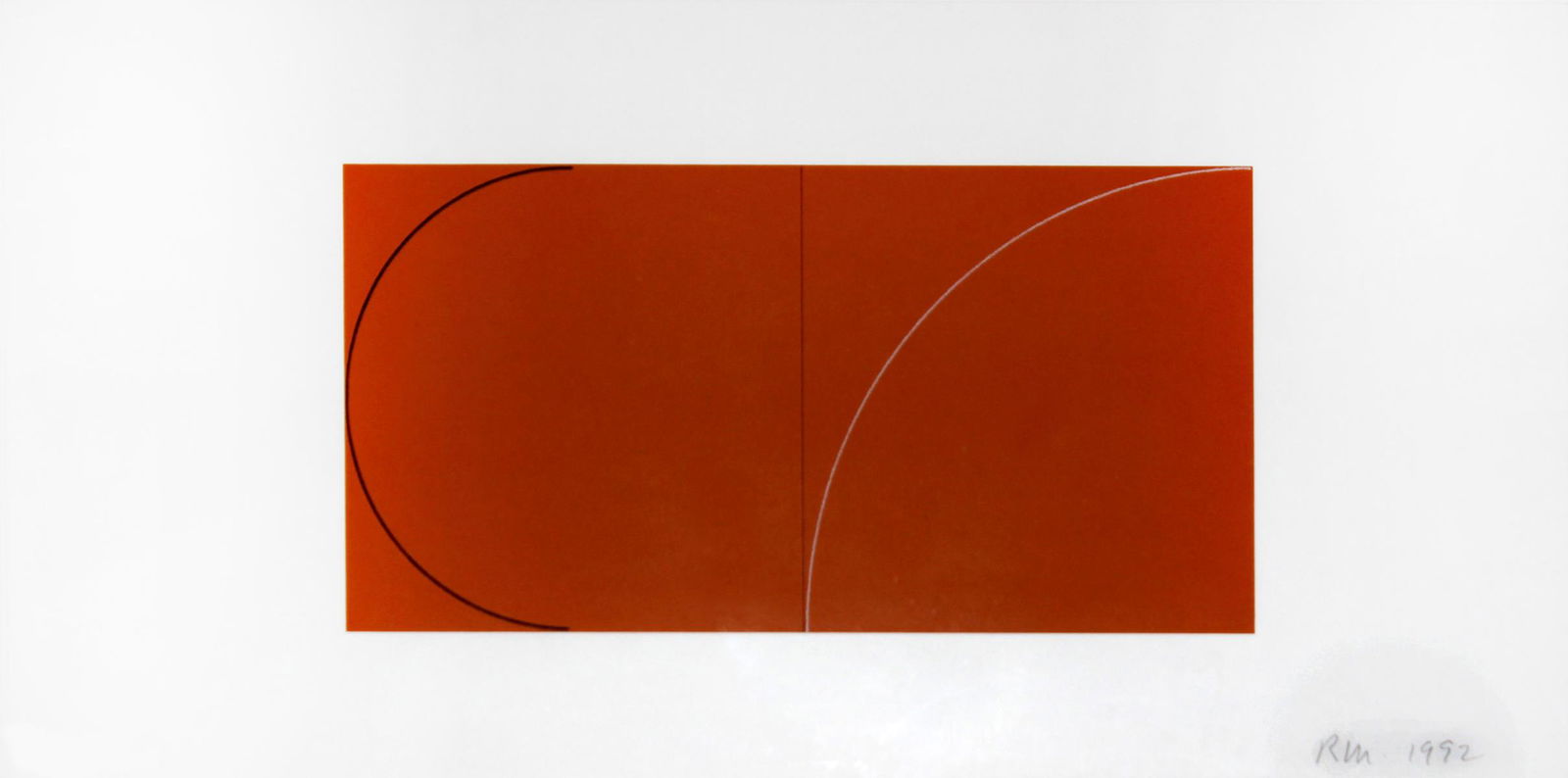 Robert Mangold - Untitled from "A Book of Silk Screen: Artist: Robert Mangold Title: Untitled from "A Book of Silk Screen Prints" Year: 1992 Dimensions: 24in. by 11.5in. Edition: From the limited edition of 300 Publishe