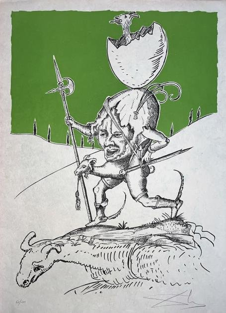 Salvador Dali - Pantagruel (Green II) (1 of 1)