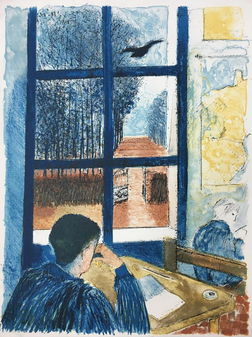 Guy Bardone - Untitled II from Le Grand Meaulnes: Artist: Guy Bardone Title: Untitled II from Le Grand Meaulnes Year: 1989 Dimensions: 16in. by 12in. Edition: From the Rare Limited Edition of 100 Publisher: Edi