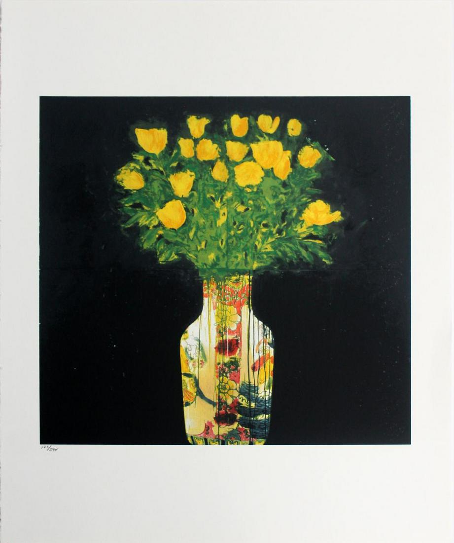 Donald Sultan - Untitled from "Visual Poetics": Artist: Donald Sultan Title: Untitled from "Visual Poetics" Year: 1998 Dimensions: 22in. by 17in. Edition: From the limited edition of 395 Publisher: Marco Fine Arts