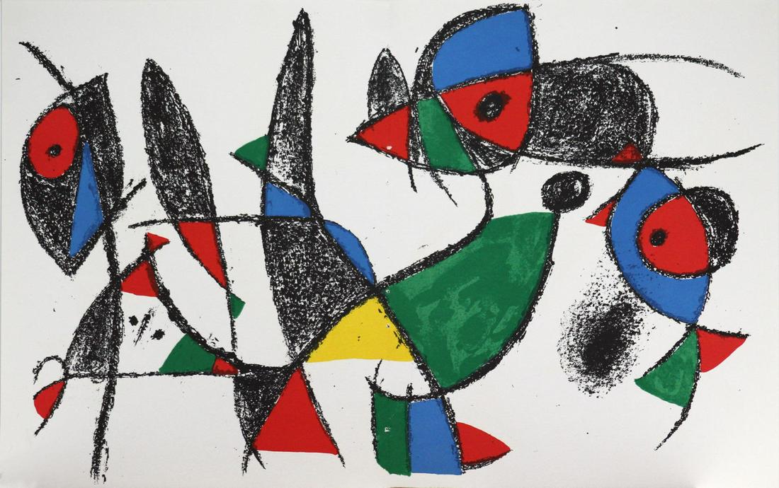 Joan Miro - Lithograph IX (1 of 1)