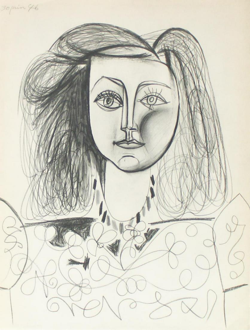 Pablo Picasso - Untitled (Portrait de Francoise Gilot) (1 of 1)