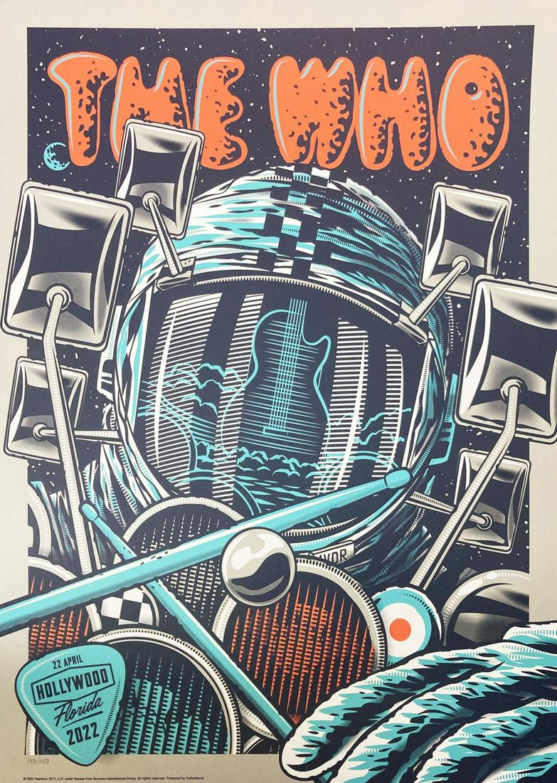 The Who - Show Poster Hollywood Florida (1 of 1)