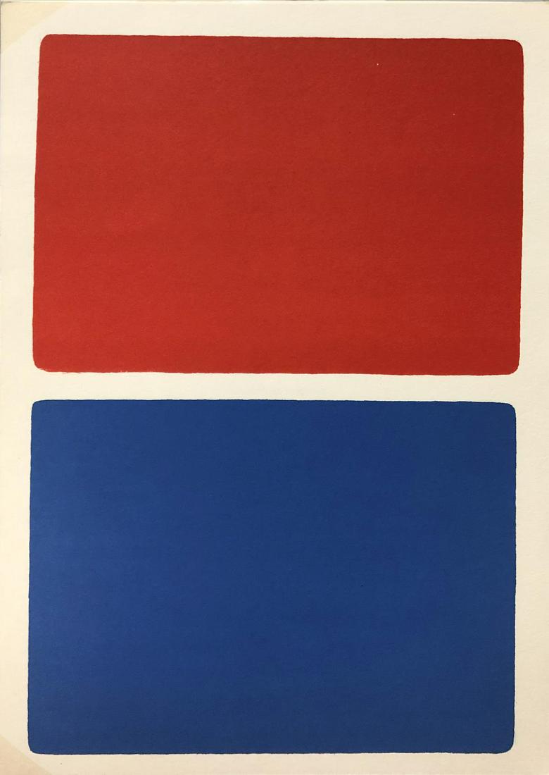 Ellsworth Kelly - Untitled: Artist: Ellsworth Kelly Title: Untitled Year: 1966 Dimensions: 10in. by 7 1/2in. Edition: From the rare limited edition of 1500 Publisher: Maeght Paris and Redf