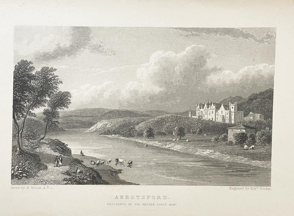Antique Print Thomas Dugdale - Abbotsford (1 of 1)