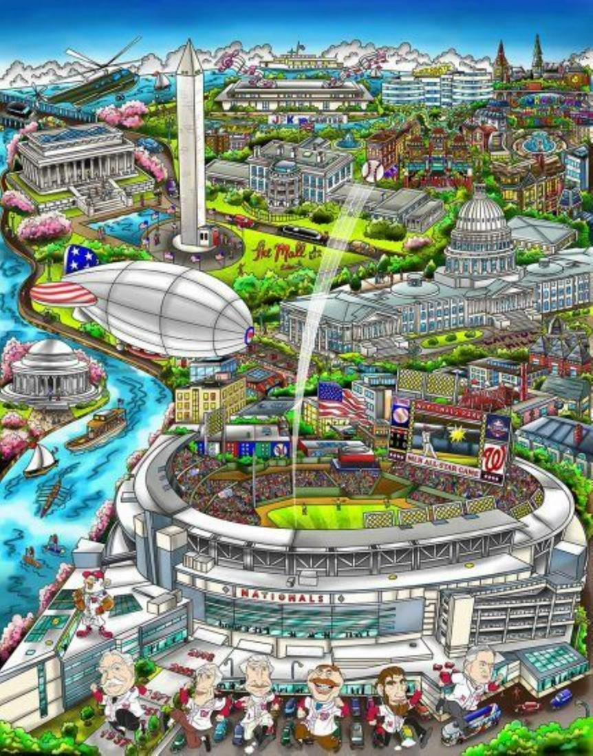 Charles Fazzino - MLB All Star Game 2018 (1 of 3)