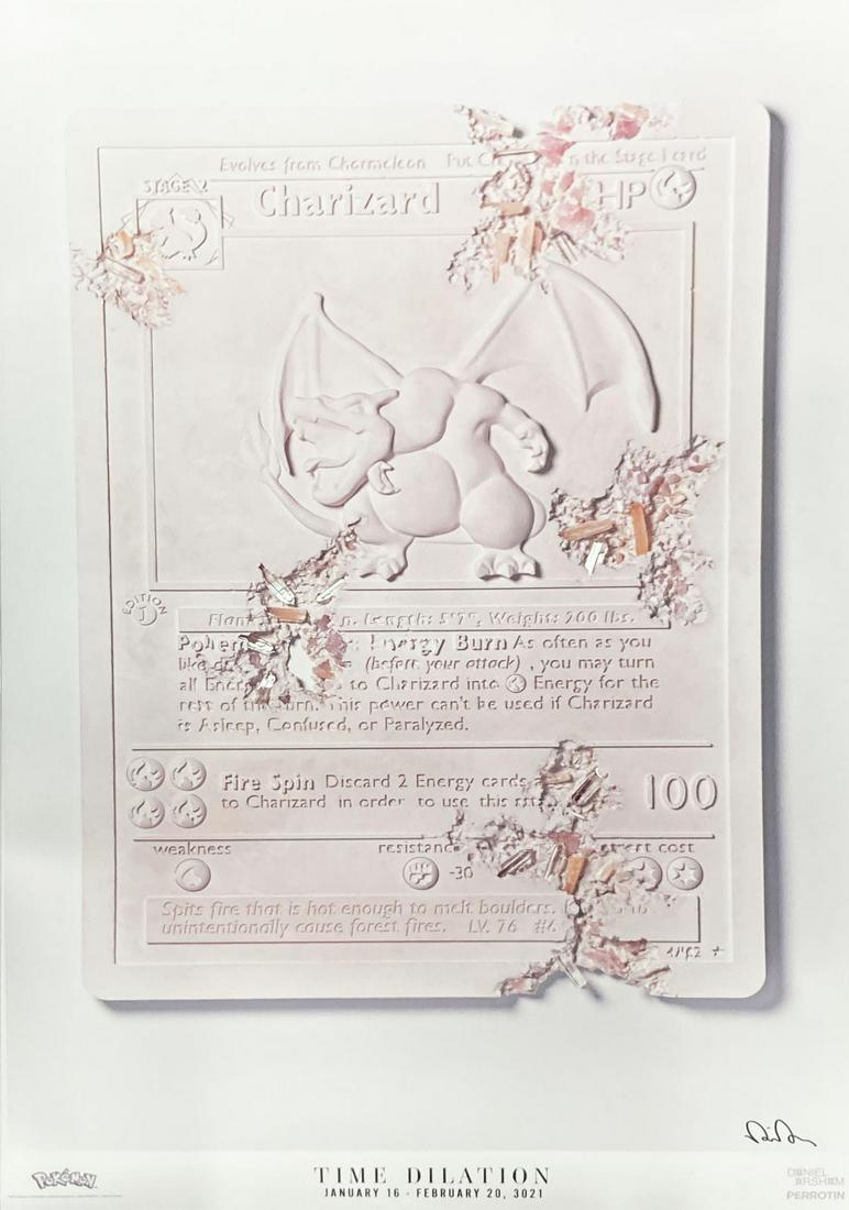 Daniel Arsham - Time Dilation Poster I: Artist: Daniel Arsham Title: Time Dilation Poster I Year: 2021 Dimensions: 35in. by 23in. Edition: From the rare limited edition Publisher: Perrotin