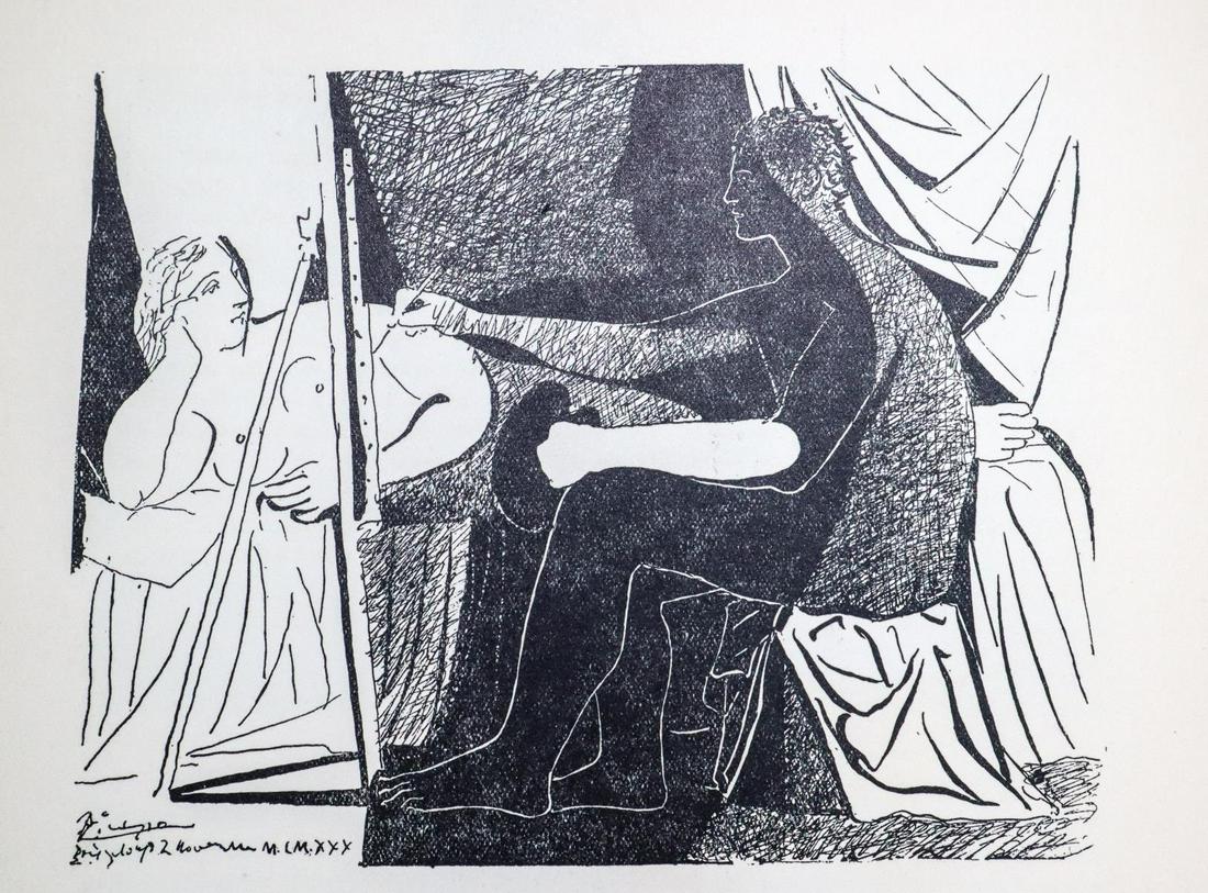 Pablo Picasso - Untitled: Artist: Pablo Picasso Title: Untitled Dimensions: 11in. by 9in. Edition: From the rare limited edition Suite: Pablo Picasso by Eugenio D'Ors Medium: Lithograph
