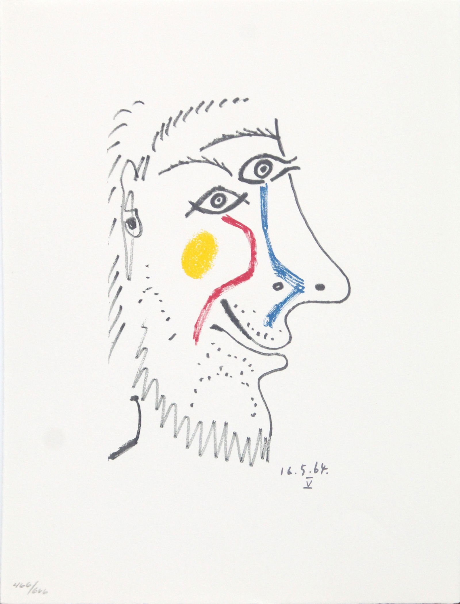 Pablo Picasso (After)- Untitled (16.5.64 V) (1 of 1)