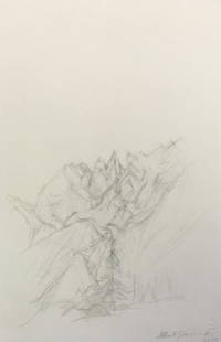 Alberto Giacometti - Paesaggio: Artist: Alberto Giacometti Title: Paesaggio Year: 1959 Dimensions: 17 3/4in. by 22in. Edition: From the rare limited edition of 1245 Publisher: Giulio Einaudi T