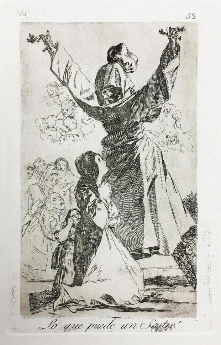 Francisco Goya - Plate 52 Lo Que Puede un Sastre (1 of 1)