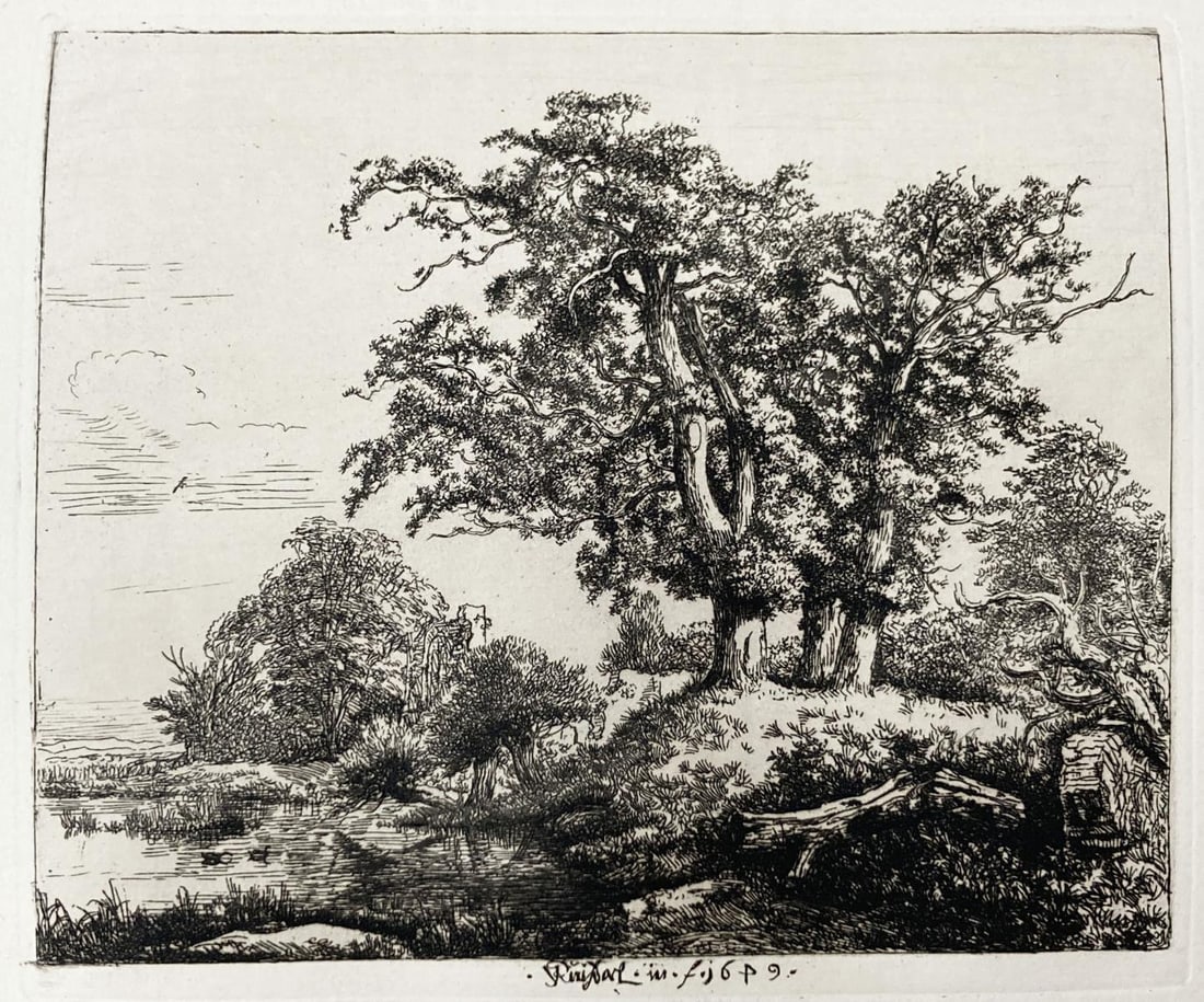 Jacob van Ruisdael - The Three Oaks (1 of 1)