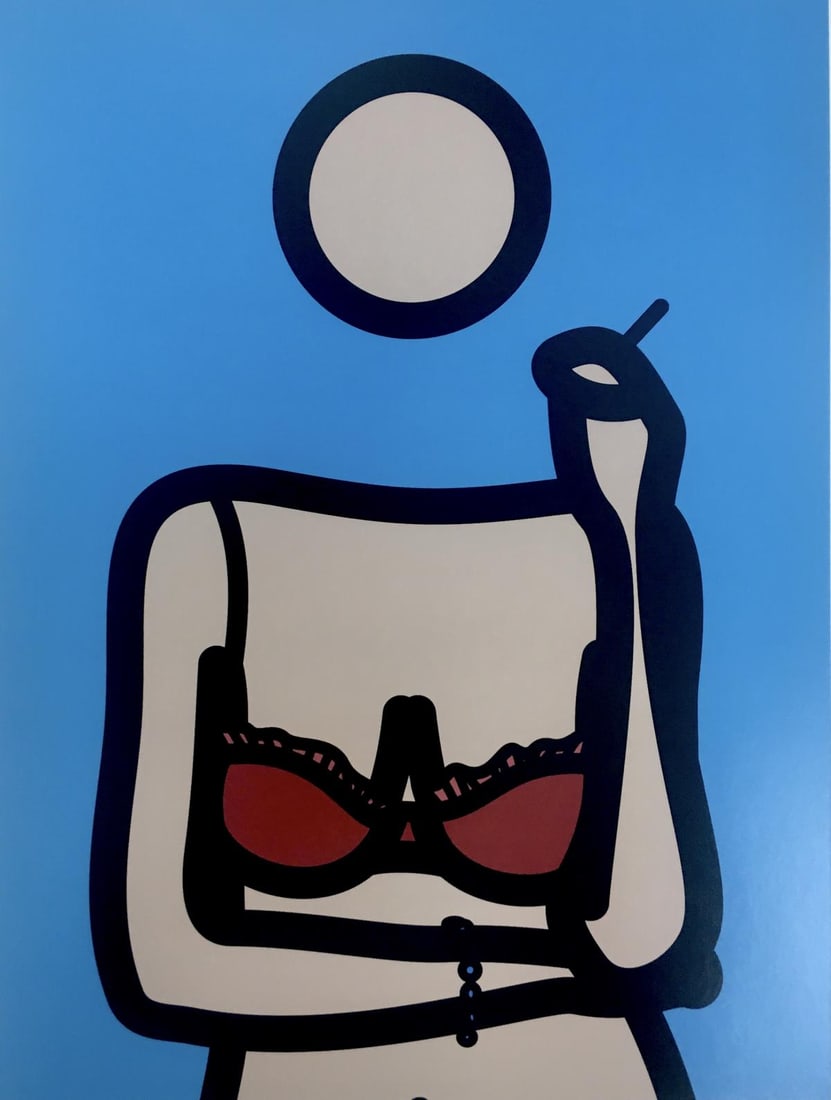 Julian Opie - Ruth with cigarette 4 (1 of 2)