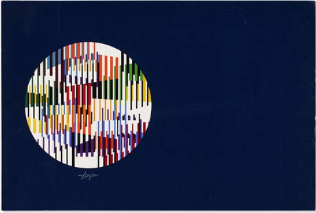 Yaacov Agam - Night Constellation: Artist: Yaacov Agam Title: Night Constellation Dimensions: 28 1/4in. by 42 3/8in. Edition: From the Rare Limited Edition Medium: Serigraph in Colors Signature Detai