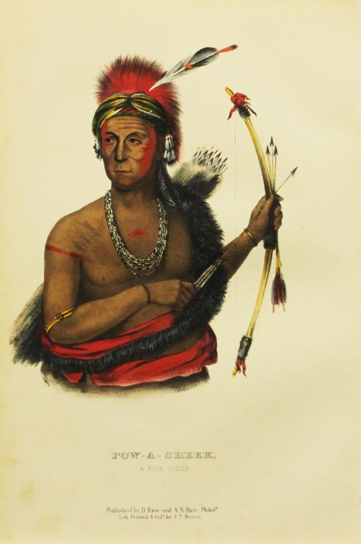 Charles Bird King - Pow A Sheek A Fox Chief (1 of 1)
