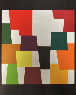 Yaacov Agam - XXe Siecle: Artist: Yaacov Agam Title: XXe Siecle Year: 1980 Dimensions: 9in. x 12in. Edition: From the rare limited edition Suite: XXe Siecle< Medium: