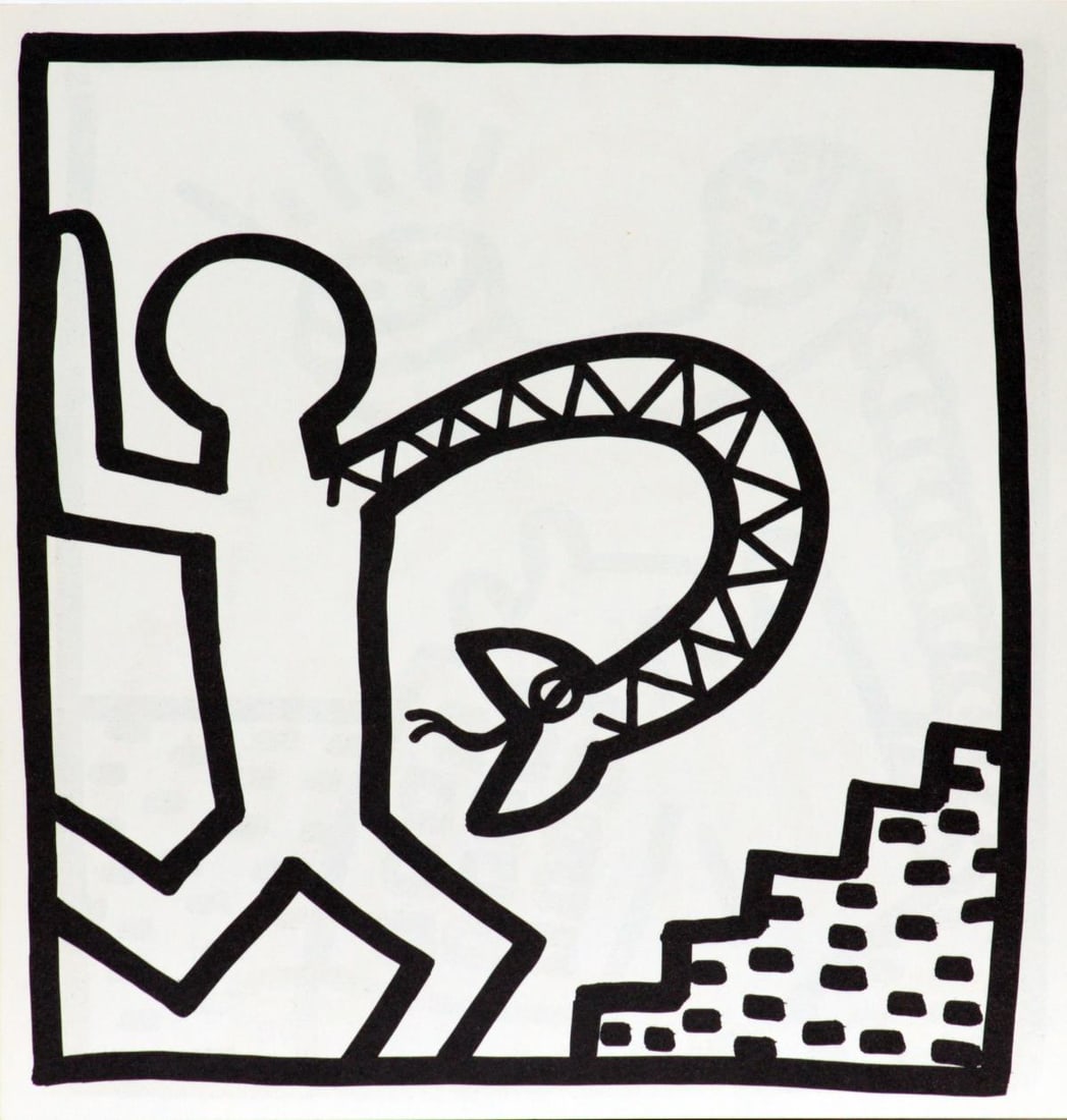 Keith Haring - Untitled (Man with Snake Arm) (1 of 1)