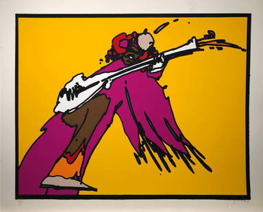 Peter Max - Jimi Hendrix: Artist:Peter Max Title: Jimi Hendrix Year: Dimensions: 28 1/2in. x 22 1/2in. Edition: Numbered from the rare limited edition of 45 Medium: Original silkscr