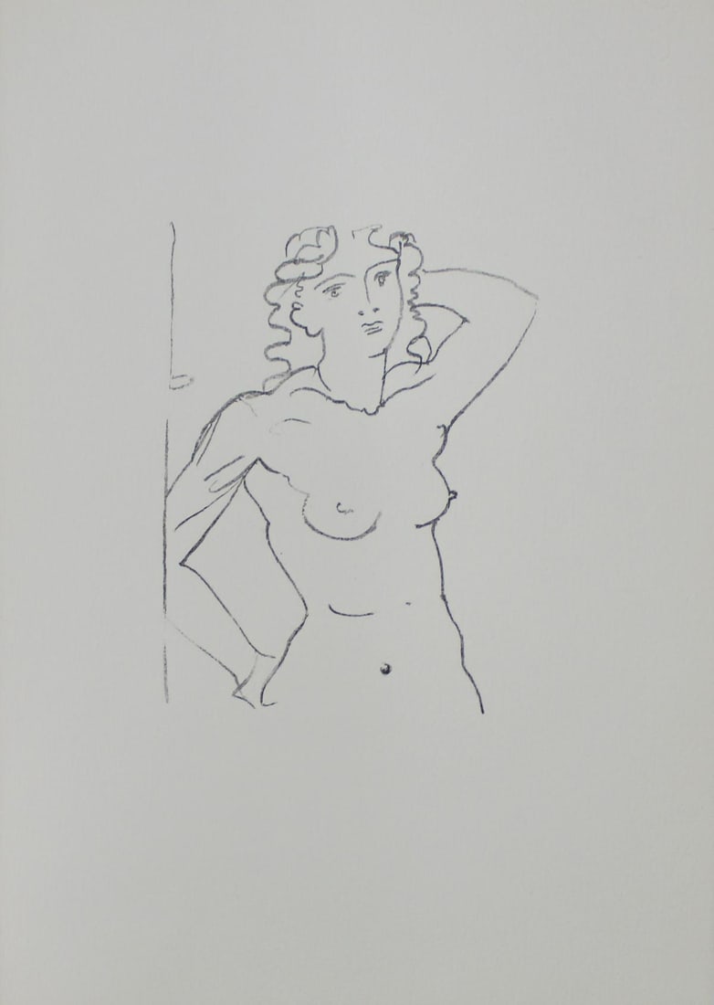Andre Derain - "Buste de Femme (1950)" from Souvenirs: Artist: Andre Derain Title: "Buste de Femme (1950)" from Souvenirs de Portraits d'Artistes. Jacques Comes with Letter of authenticity and guaranteed in perpetuity