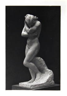 Auguste Rodin - Eve: Artist: Auguste Rodin Title: Eve Year: 1897 Dimensions: 12.5in. by 9.5in. Edition: From the rare limited ediiton of 525 Publisher: Boudet/Tallandier Paris Suite:</