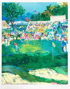 Leroy Neiman - Bethpage Black Course US Open 2002: Artist: Leroy NeimanTitle: Bethpage Black Course US Open 2002Year: 2002Dimensions: 42in. by 34in.Edition: From the Rare Limited Edition of 350Medium: Serigraph on PaperCondition: ExcellentSignature