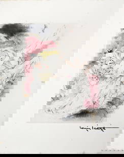 Louis Icart - Over Backwards: Artist: Louis Icart Title: Over Backwards Year: 1947 Dimensions: 11in. by 8.5in. Edition: From the rare limited edition of 500 Publisher: Georges Guillot Editeur: Paris