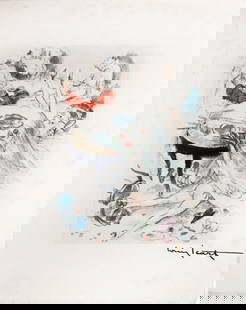 Louis Icart - Orgy: Artist: Louis Icart Title: Orgy Year: 1947 Dimensions: 11in. by 8.5in. Edition: From the rare limited edition of 500 Publisher: Georges Guillot Editeur: Paris Suit