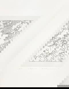 Andrew Stevovich - Discord: Artist: Andrew Stevovich Title: Discord Year: 1999 Dimensions: 13 1/2in. by 10 1/2in. Edition: From the rare limited edition of 50 Publisher: Palm Press