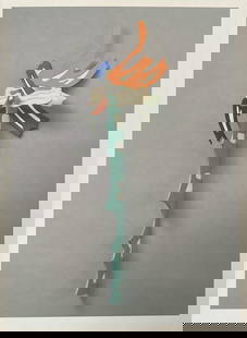 Roy Lichtenstein - Brushstroke Sculptures V: Artist: Roy Lichtenstein Title: Brushstroke Sculptures V Year: 1986 Dimensions: 8in. by 11in. Edition: From the rare limited edition Publisher: Tyler Limited