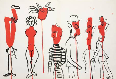 Alexander Calder - Circus II from Derriere le Miroir: Artist: Alexander Calder Title: Circus II from Derriere le Miroir No. 156 Year: 1966 Dimensions: 22in. by 15in. Edition: From the rare limited edition Publisher: