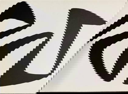 Alexander Calder - Untitled from 'Derriere le Miroir": Artist: Alexander Calder Title: Untitled from 'Derriere le Miroir" Year: c. 1971 Dimensions: 11in. by 15in. Edition: From the rare limited edition Publisher: Ga