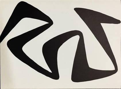 Alexander Calder - Untitled from 'Derriere le Miroir": Artist: Alexander Calder Title: Untitled from 'Derriere le Miroir" Year: c. 1971 Dimensions: 11in. by 15in. Edition: From the rare limited edition Publisher: Ga