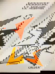 Alexander Calder - Untitled from 'Derriere le Miroir": Artist: Alexander Calder Title: Untitled from 'Derriere le Miroir" Year: c. 1971 Dimensions: 11in. by 15in. Edition: From the rare limited edition Publisher: Ga