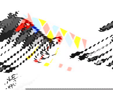 Alexander Calder - Beastie: Artist: Alexander Calder Title: Beastie Year: 1974 Dimensions: 20in. by 26in. Edition: From the rare limited edition Suite: The Flying Colors Collection