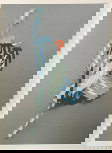 Roy Lichtenstein - Brushstroke Sculptures II: Artist: Roy Lichtenstein Title: Brushstroke Sculptures II Year: 1986 Dimensions: 8in. by 11in. Edition: From the rare limited edition Publisher: Tyler Limited</