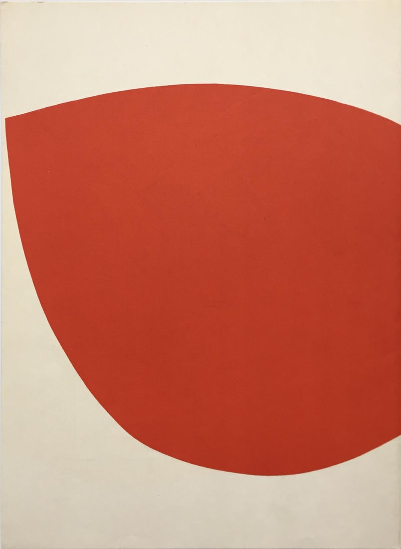 Ellsworth Kelly - Back Cover: Artist: Ellsworth Kelly Title: Back Cover Year: 1958 Dimensions: 11in. by 15in. Edition: From the Rare Limited Edition Publisher: Maeght Paris Suite: