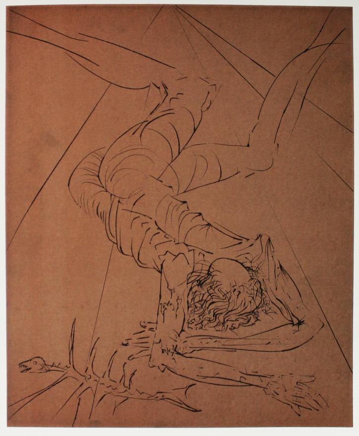 Salvador Dali - Untitled from "The Old Man and the Sea" (1 of 2)