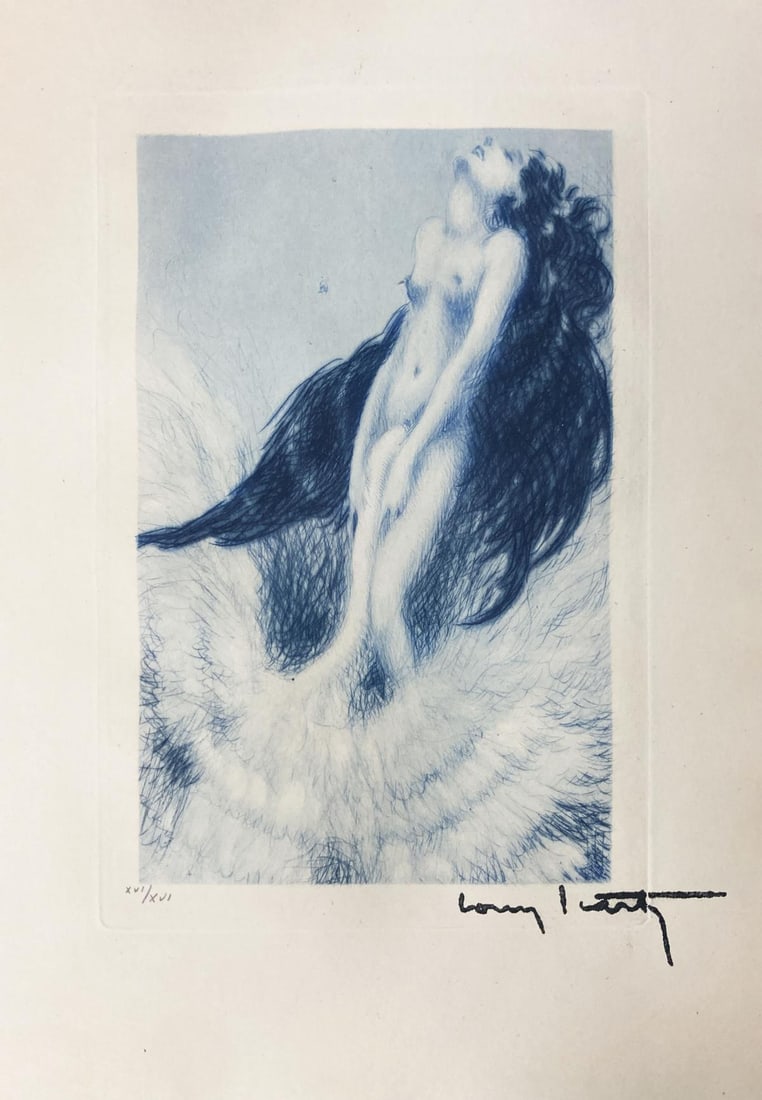 Louis Icart - Untitled XVI from "Leda and the Swan" (1 of 1)