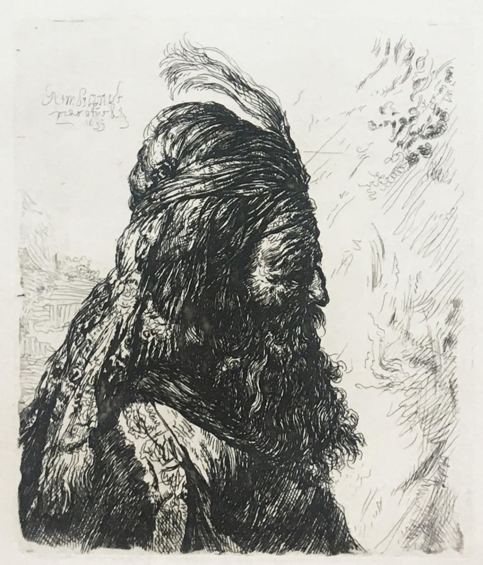 Rembrandt van Rijn (After) - Third Oriental Head (1 of 1)