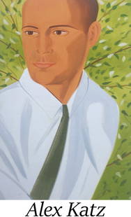 Alex Katz - White Shirt (Perry): Artist: Alex Katz Title: White Shirt (Perry) Year: 2021 Dimensions: 26.5in. by 15in. Edition: From the rare limited edition of 50 Medium: Original Etching on Co