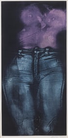 George Segal - Girl in Violet Shirt Front View