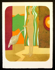 Andre Minaux - La femme et l'oiseau